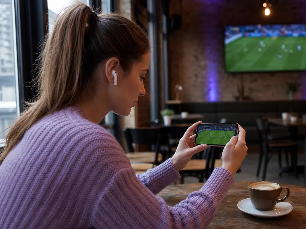 Watching live TV on an iPhone