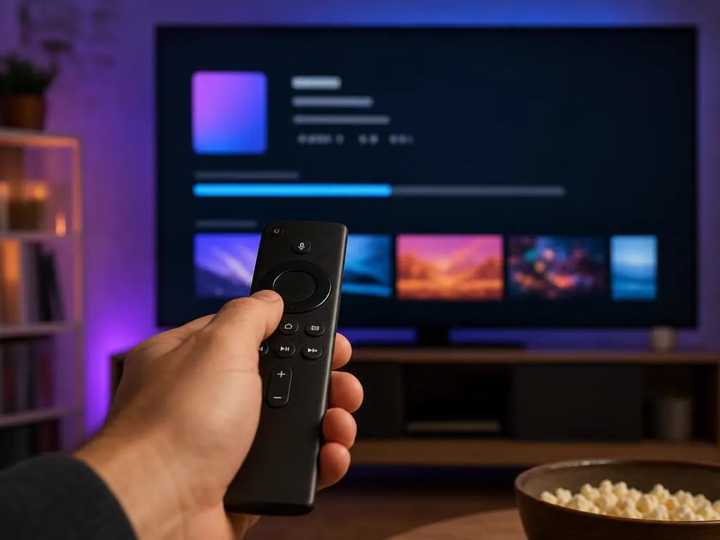 Installing a TV app from an app store with a remote