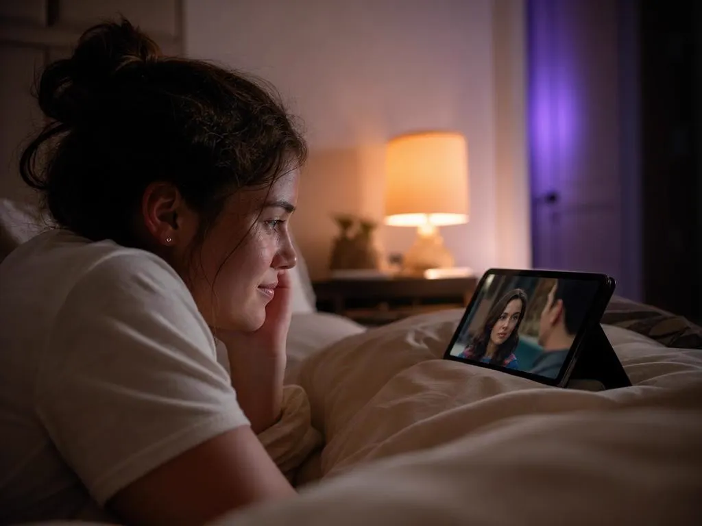 Watching a series on an iPad